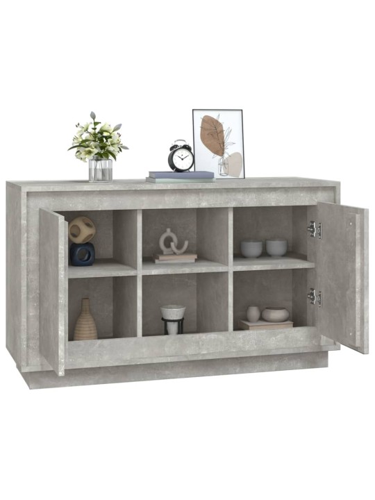 Příborník betonově šedý 102 x 35 x 60 cm kompozitní dřevo