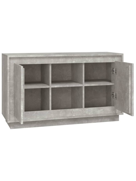 Příborník betonově šedý 102 x 35 x 60 cm kompozitní dřevo