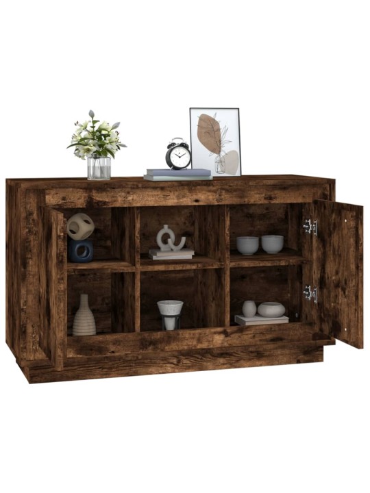 Příborník kouřový dub 102 x 35 x 60 cm kompozitní dřevo