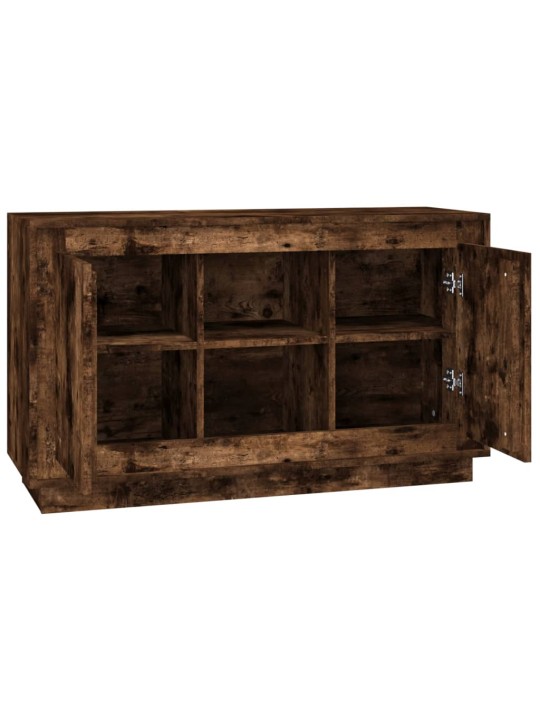 Příborník kouřový dub 102 x 35 x 60 cm kompozitní dřevo