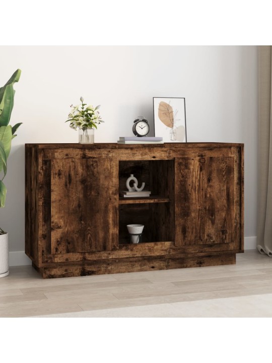 Příborník kouřový dub 102 x 35 x 60 cm kompozitní dřevo
