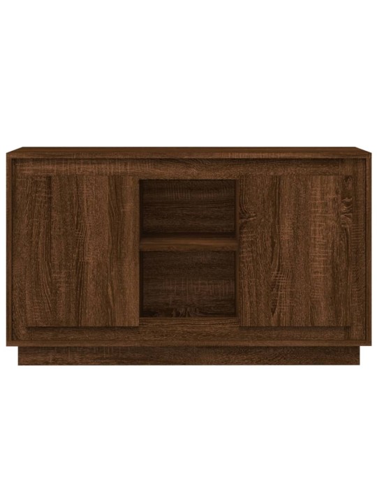 Příborník hnědý dub 102 x 35 x 60 cm kompozitní dřevo