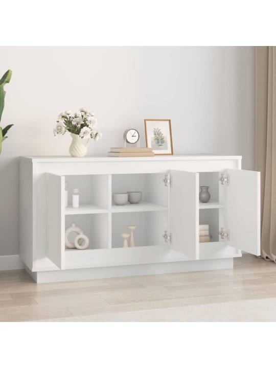 Příborník bílý 102 x 35 x 55 cm kompozitní dřevo
