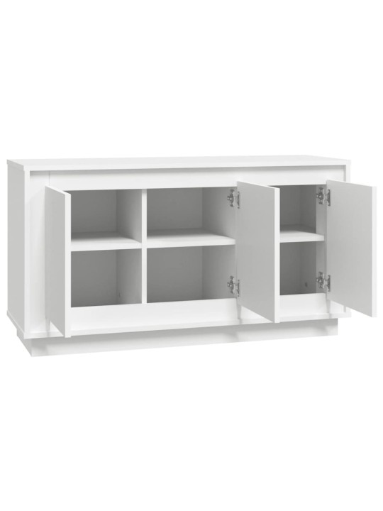 Příborník bílý 102 x 35 x 55 cm kompozitní dřevo