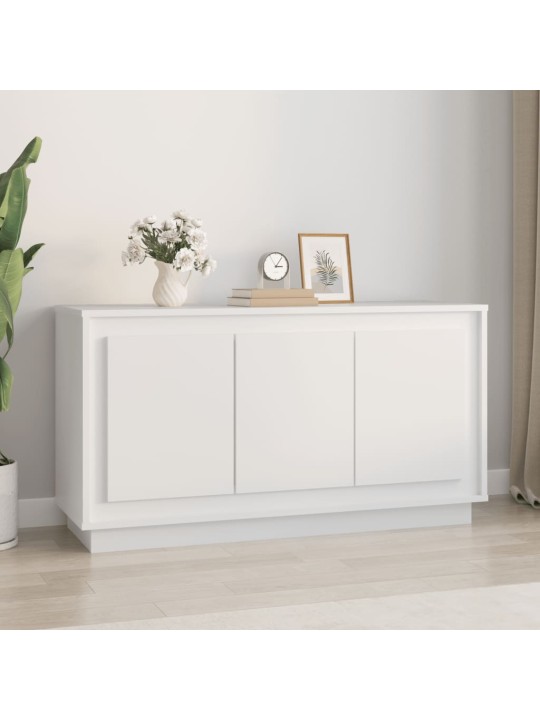 Příborník bílý 102 x 35 x 55 cm kompozitní dřevo