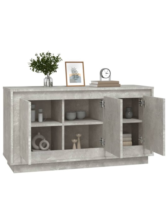Příborník betonově šedý 102 x 35 x 55 cm kompozitní dřevo