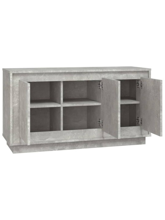 Příborník betonově šedý 102 x 35 x 55 cm kompozitní dřevo