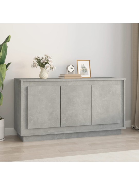 Příborník betonově šedý 102 x 35 x 55 cm kompozitní dřevo