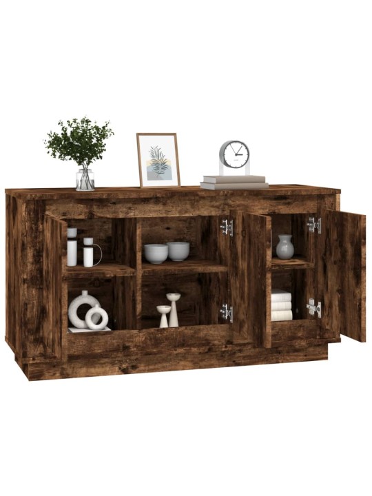 Příborník kouřový dub 102 x 35 x 55 cm kompozitní dřevo