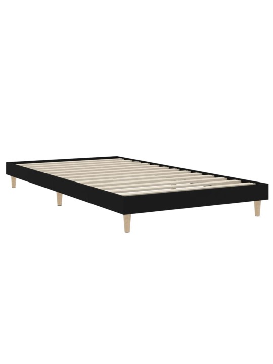 Rám postele černý 90 x 200 cm kompozitní dřevo