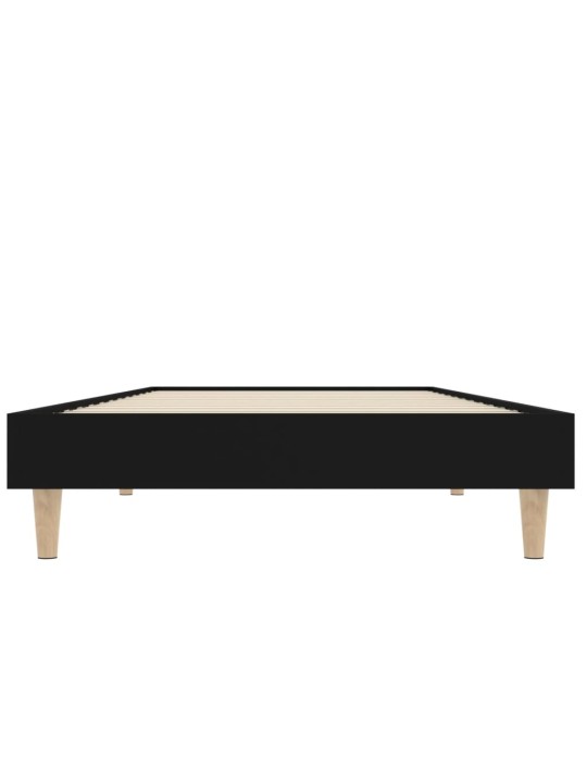 Rám postele černý 75 x 190 cm kompozitní dřevo