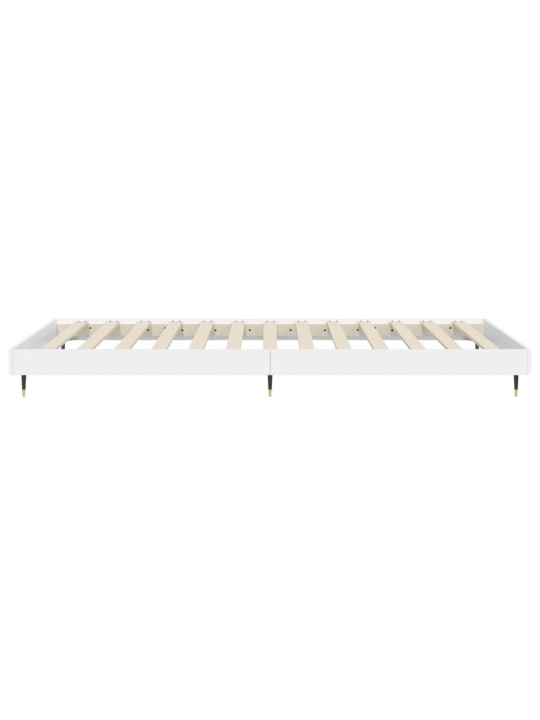 Rám postele bílý 75 x 190 cm kompozitní dřevo