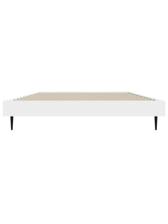 Rám postele bílý 90 x 200 cm kompozitní dřevo
