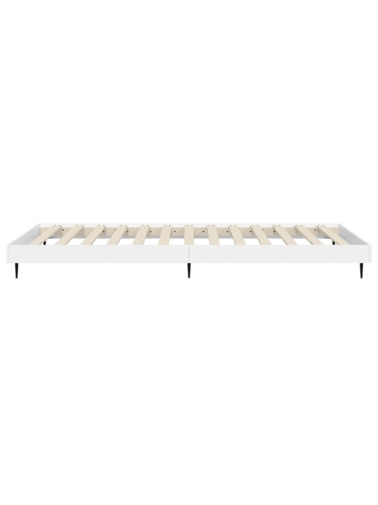 Rám postele bílý 90 x 200 cm kompozitní dřevo