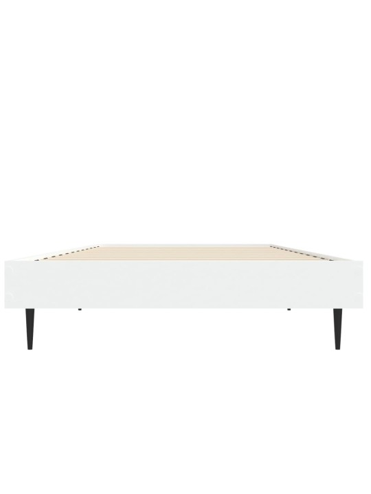 Rám postele bílý 75 x 190 cm kompozitní dřevo