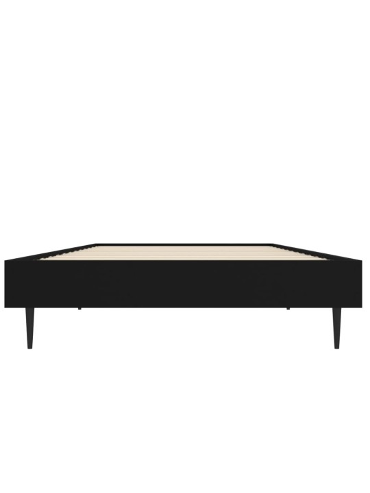 Rám postele černý 75 x 190 cm kompozitní dřevo