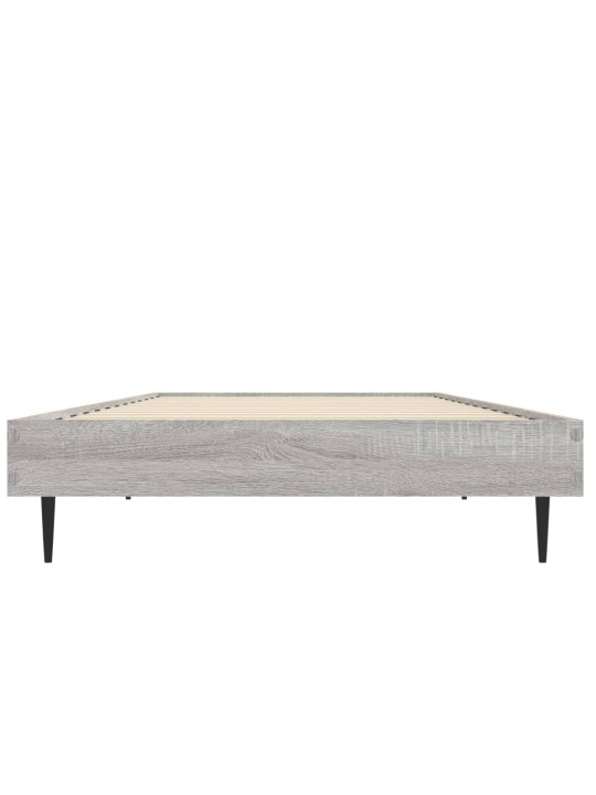 Rám postele šedý sonoma 75 x 190 cm kompozitní dřevo