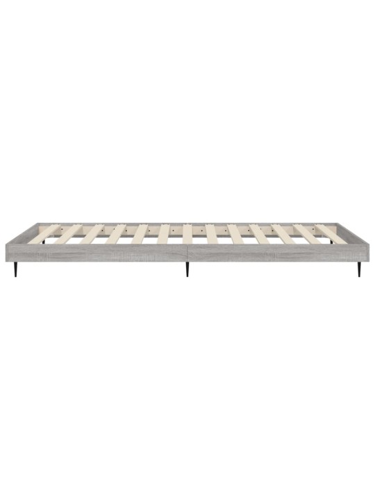 Rám postele šedý sonoma 75 x 190 cm kompozitní dřevo