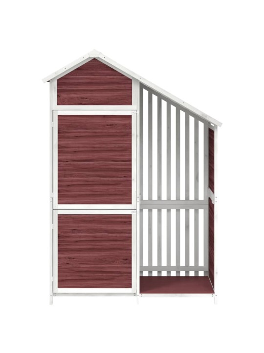 Zahradní přístřešek na nářadí moka 120 x 53,5 x 170 cm borovice