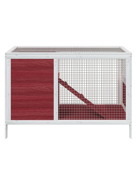 Králíkárna moka 103 x 44 x 69,5 cm masivní borové dřevo