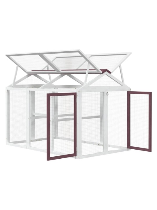 Výběh moka 141 x 94 x 104 cm masivní borové dřevo