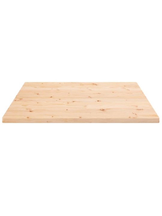 Stolní deska 70 x 70 x 2,5 cm masivní borové dřevo čtvercová