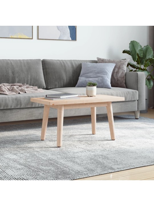 Stolní deska 80 x 40 x 2,5 cm masivní borové dřevo obdélníková