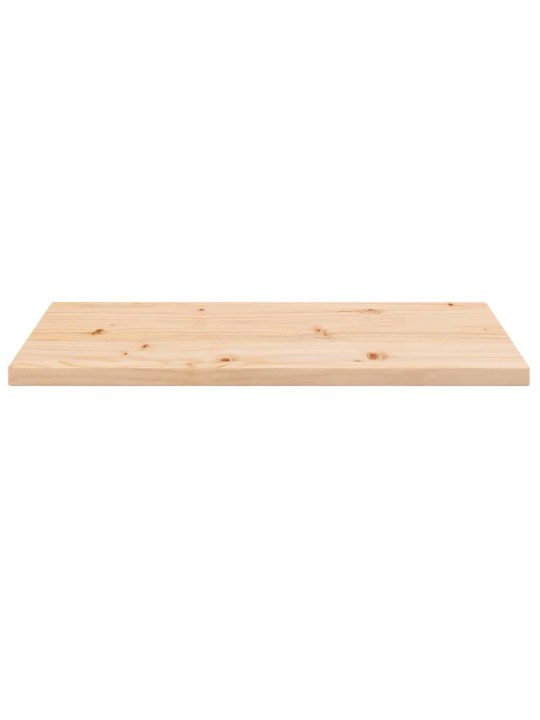 Stolní deska 80 x 40 x 2,5 cm masivní borové dřevo obdélníková