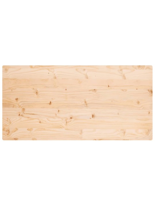 Stolní deska 110 x 55 x 2,5 cm masivní borové dřevo obdélníková