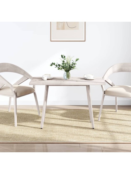 Stolní deska bílá 100x60x2,5 cm masivní borovice obdélníková