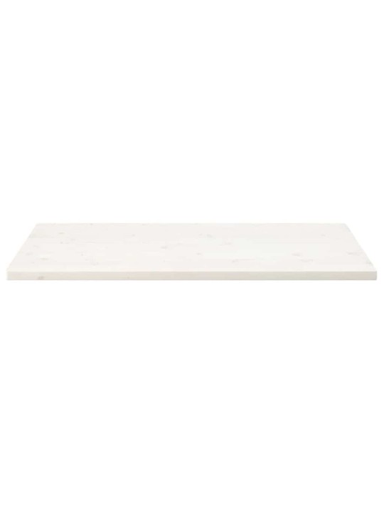 Stolní deska bílá 110x60x2,5 cm masivní borovice obdélníková
