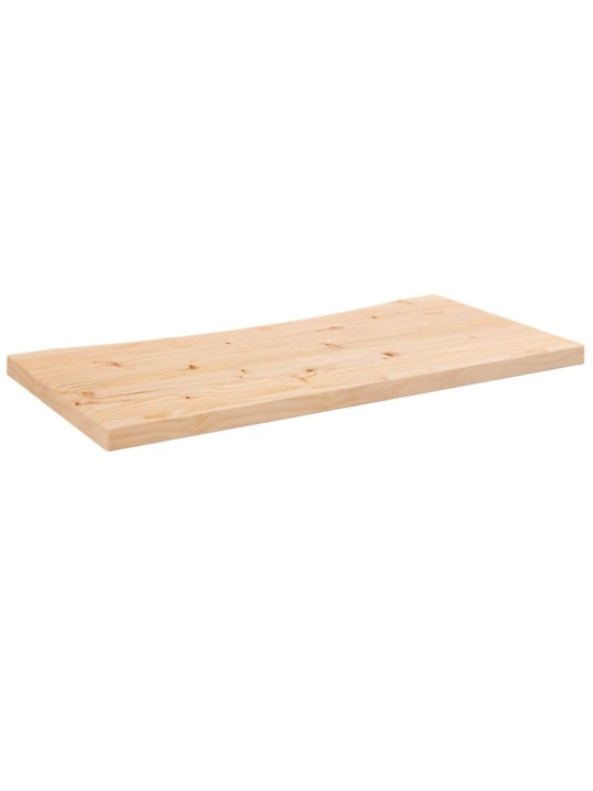 Deska psacího stolu 80 x 40 x 2,5 cm masivní borové dřevo