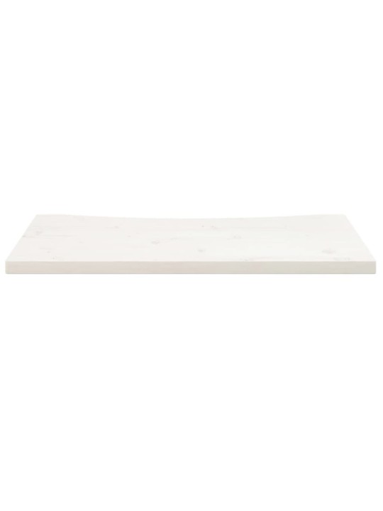 Deska psacího stolu bílá 80 x 40 x 2,5 cm masivní borové dřevo