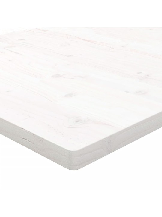Deska psacího stolu bílá 80 x 40 x 2,5 cm masivní borové dřevo