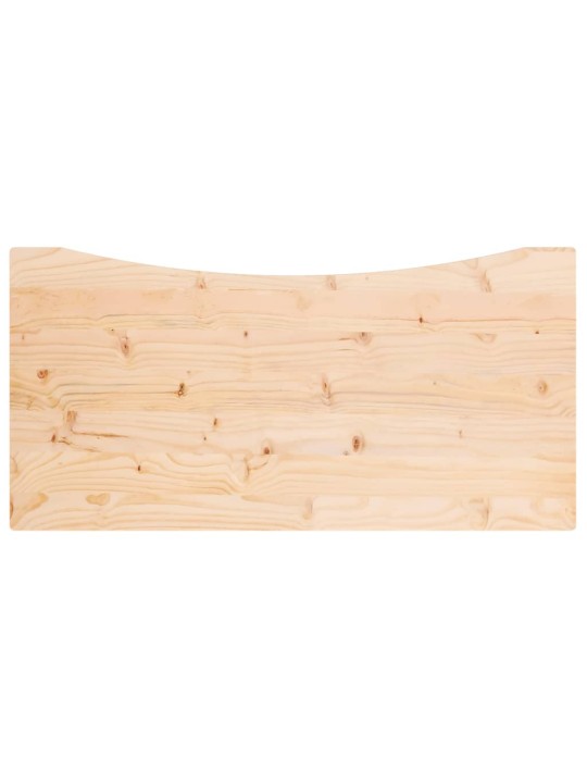 Deska psacího stolu 100 x 60 x 2,5 cm masivní borové dřev