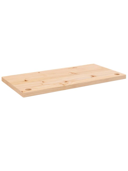 Deska psacího stolu 80 x 40 x 2,5 cm masivní borové dřevo