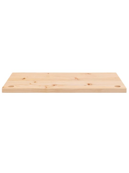 Deska psacího stolu 80 x 40 x 2,5 cm masivní borové dřevo
