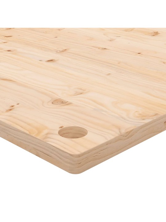 Deska psacího stolu 80 x 40 x 2,5 cm masivní borové dřevo