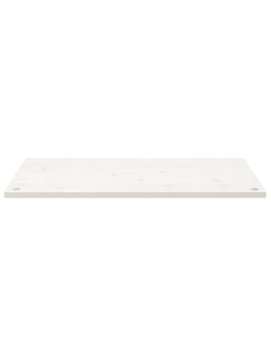 Deska psacího stolu bílá 110 x 55 x 2,5 cm masivní borové dřevo