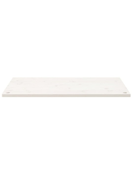 Deska psacího stolu bílá 110 x 60 x 2,5 cm masivní borové dřevo