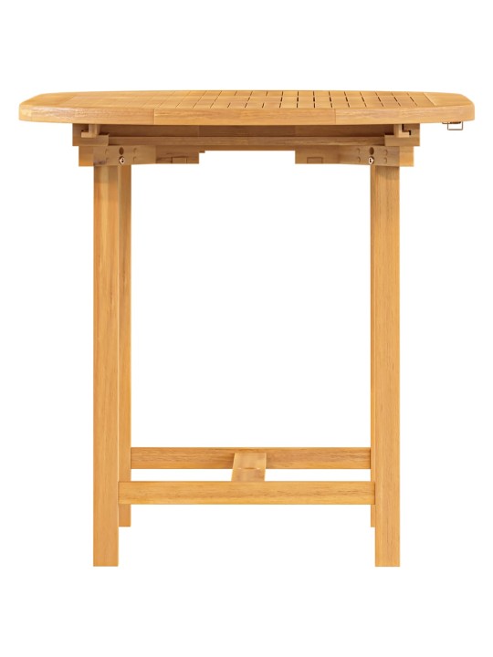 Rozkládací zahradní stůl 110–160x80x75 cm masivní teakové dřevo