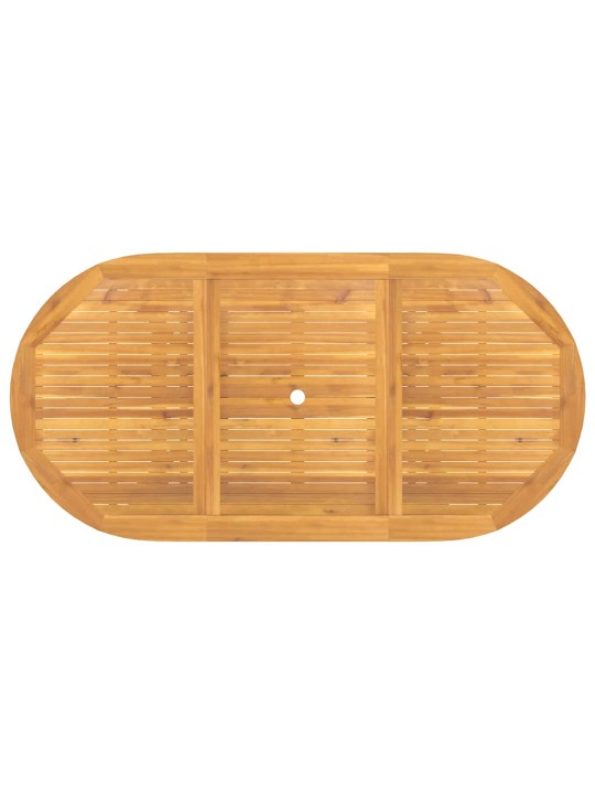 Rozkládací zahradní stůl 110–160x80x75 cm masivní teakové dřevo