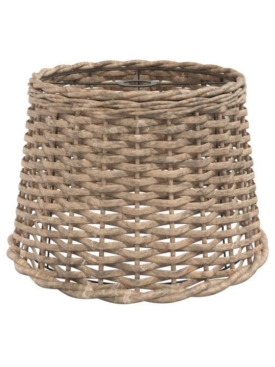 Stínidlo lampy hnědé Ø 40 x 26 cm proutěné