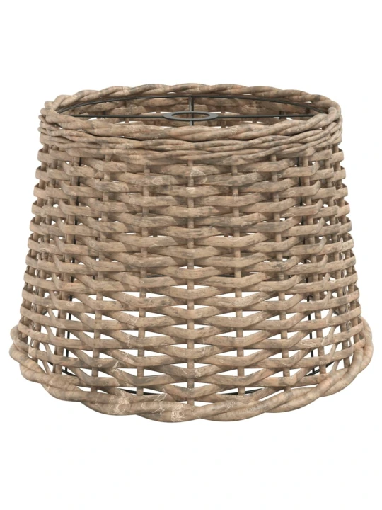 Stínidlo lampy hnědé Ø 40 x 26 cm proutěné
