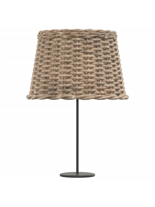 Stínidlo lampy hnědé Ø 40 x 26 cm proutěné