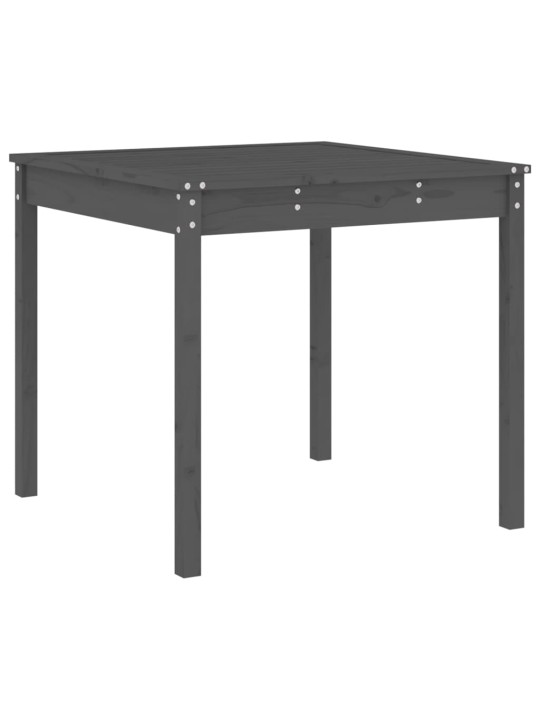3dílný zahradní bistro set šedý masivní borové dřevo