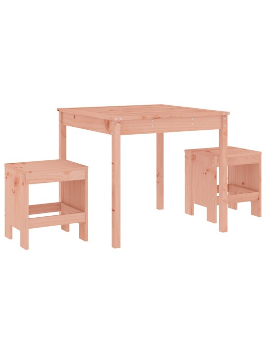3dílný zahradní bistro set masivní dřevo douglasky