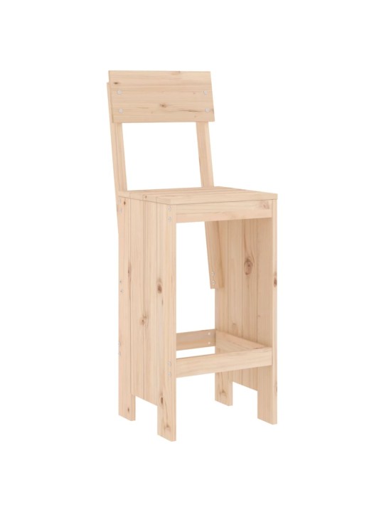3dílný zahradní barový set masivní borové dřevo