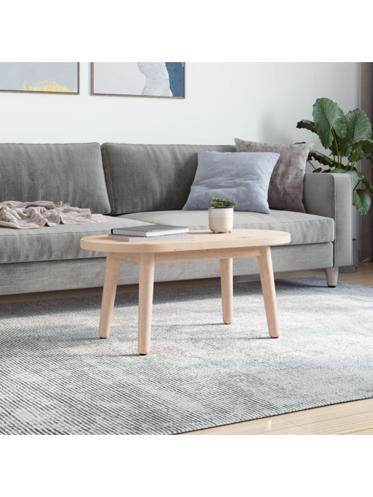 Stolní deska 70 x 30 x 2,5 cm masivní borové dřevo oválná