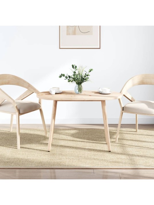 Stolní deska 100 x 50 x 2,5 cm masivní borové dřevo oválná